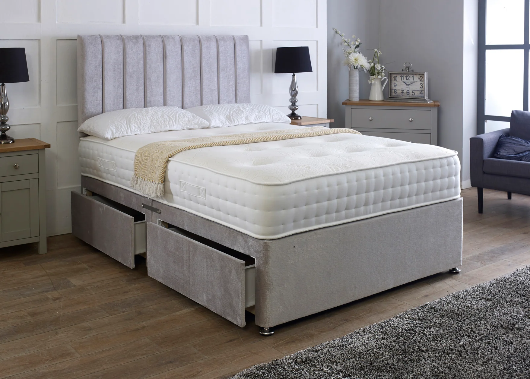 Radiance Pocket Divan bed set