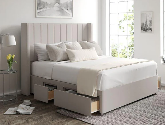 Winged Florence Bed