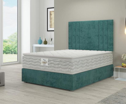 tn Organic Cotton Pillow Top Mattress Sheraton Teal Headboard.jpg
